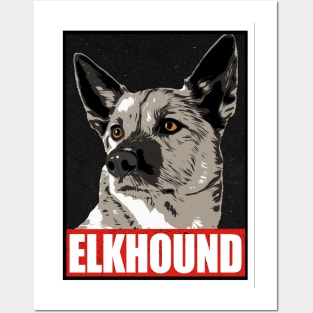 Elkhound Hope Poster Posters and Art